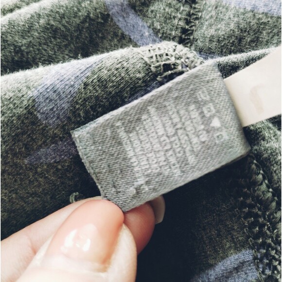 Aerie Leggings Women's S Elastic Waist Pull On Grey Purple Graphic Athletic Wear - Picture 8 of 10